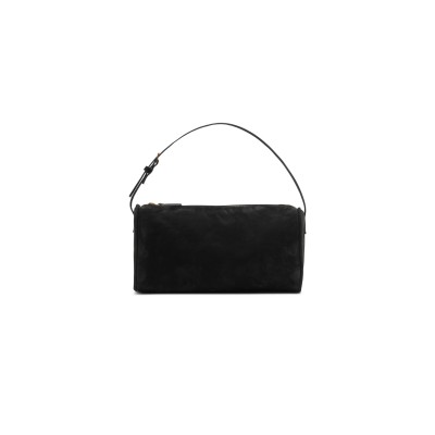 THE ROW 90'S BLACK NUBUCK BAG W1281L87BAG (19*10*7cm)